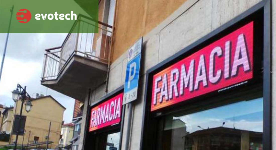 video insegne led farmacie