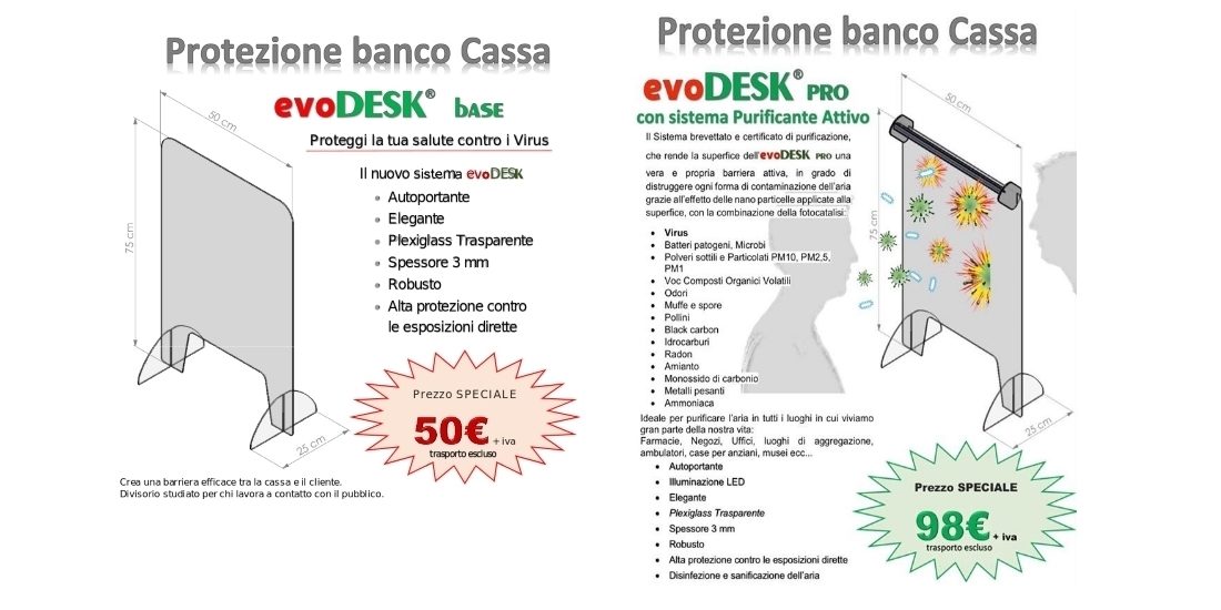 protezione banco cassa